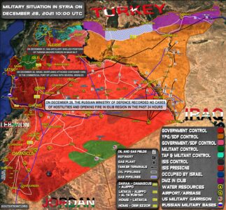 Military Situation In Syria On December 28, 2021 (Map Update)