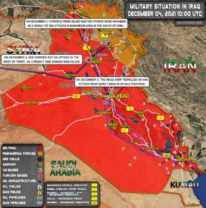Military Situation In Iraq On December 4, 2021 (Map Update)