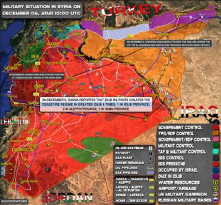 Military Situation In Syria On December 6, 2021 (Map Update)