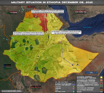 Military Situation In Ethiopia On December 8, 2021 (Map Update)