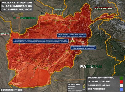 Military Situation In Afghanistan On December 9, 2021 (Map Update)