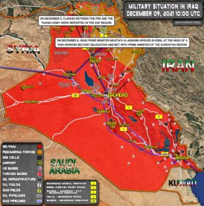 Military Situation In Iraq On December 9, 2021 (Map Update)