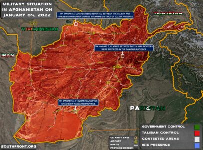 Military Situation In Afghanistan On January 4, 2022 (Map Update)