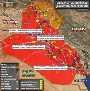 Military Situation In Iraq On January 6, 2022 (Map Update)
