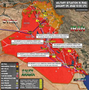 Military Situation In Iraq On January 9, 2022 (Map Update)