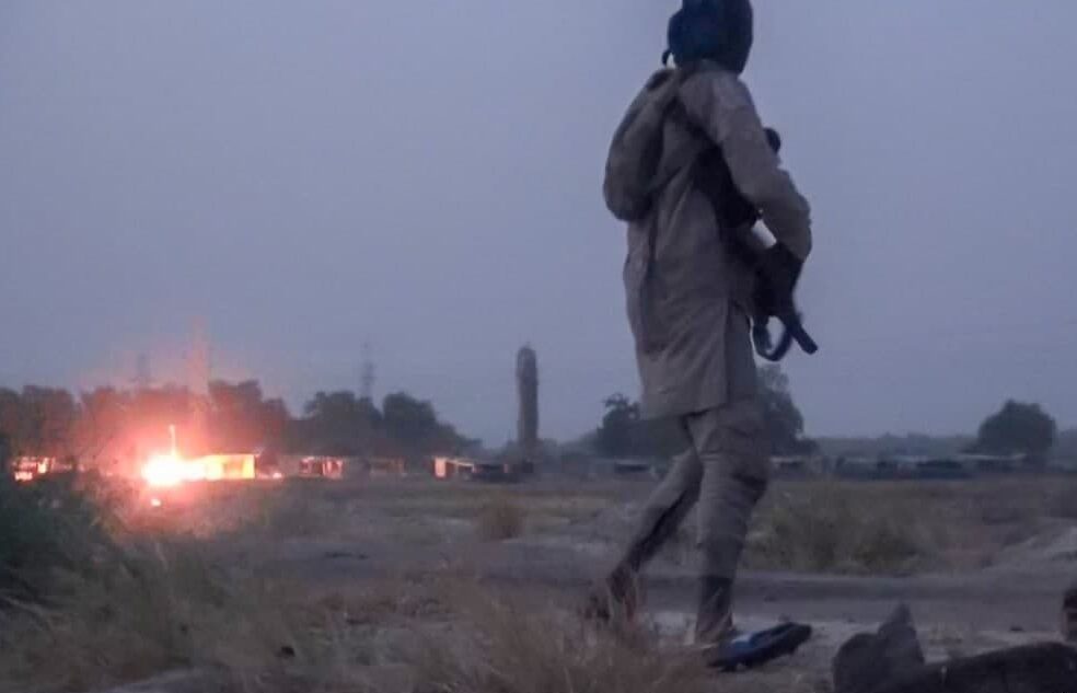 ISIS Terrorists Storm Nigerian Military Camp In Borno After Successful SVBIED Attack (Photos)