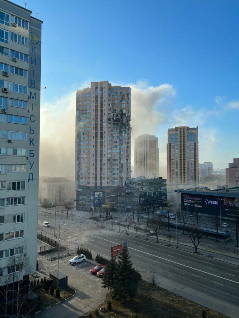 Ukrainian 'Buk' Missile Destroyed Building In Kiev As Zelensky Office Dreams To Dictate Terms In Talks With Moscow