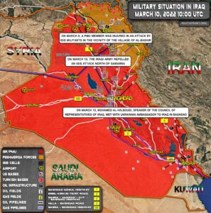 Military Situation In Iraq On March 10, 2022 (Map Update)