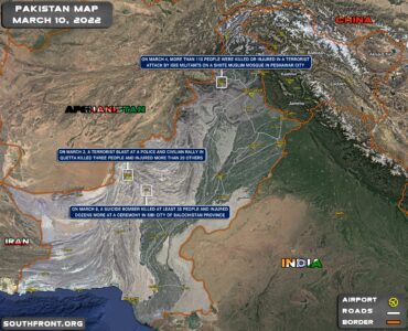 Military Situation In Pakistan On March 10, 2022 (Map Update)