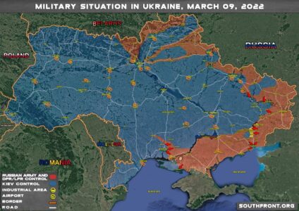 Military Situation In Ukraine On March 9, 2022 (Map Update)