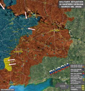 Military Situation In Eastern Ukraine On March 9, 2022 (Map Update)