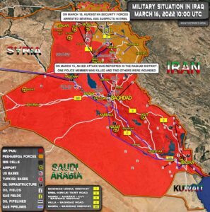 Military Situation In Iraq On March 16, 2022 (Map Update)