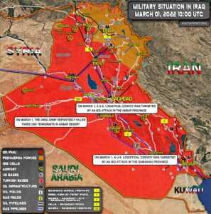 Military Situation In Iraq On March 1, 2022 (Map Update)