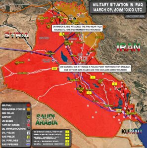 Military Situation In Iraq On March 9, 2022 (Map Update)