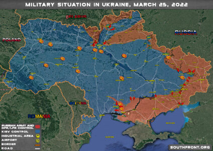 Military Situation In Ukraine On March 25, 2022 (Map Update)