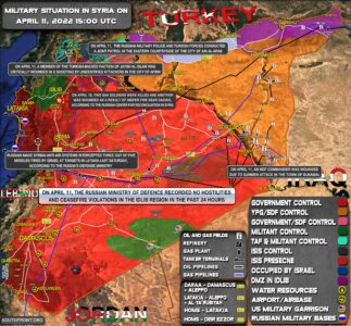 Military Situation In Syria On April 11, 2022 (Map Update)