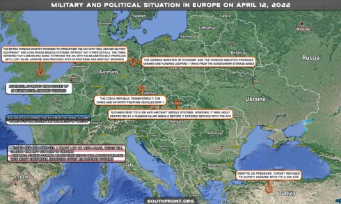 Recent Military Supplies To Ukraine From Europe, U.S.A. And Australia (Map Update)