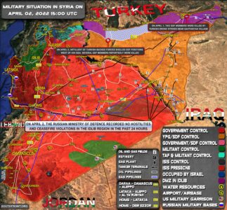 Military Situation In Syria On April 2, 2022 (Map Update)