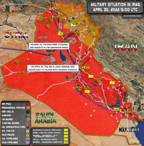 Military Situation In Iraq On April 30, 2022 (Map Update)
