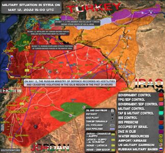 Military Situation In Syria On May 12, 2022 (Map Update)