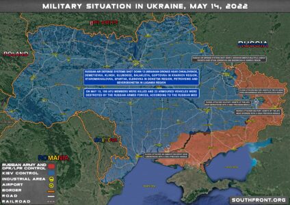 Military Situation In Ukraine On May 14, 2022 (Map Update)
