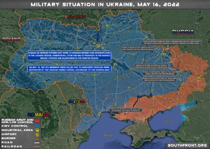 Military Situation In Ukraine On May 16, 2022 (Map Update)
