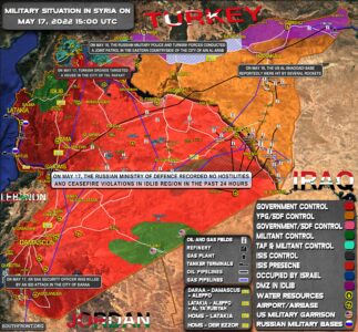 Military Situation In Syria On May 17, 2022 (Map Update)
