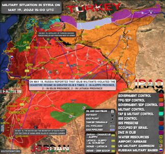 Military Situation In Syria On May 19, 2022 (Map Update)
