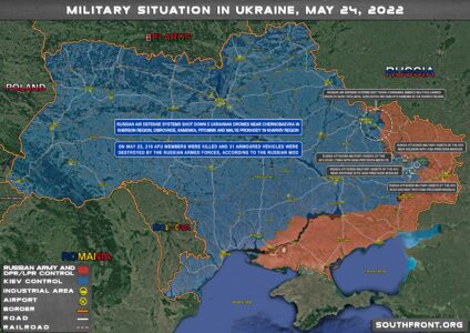 Military Situation In Ukraine On May 24, 2022 (Map Update)