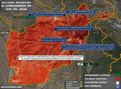 Military Situation In Afghanistan On May 29, 2022 (Map Update)