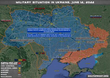 Military Situation In Ukraine On June 12, 2022 (Map Update)