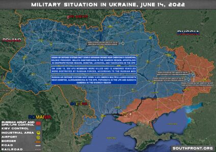 Military Situation In Ukraine On June 14, 2022 (Map Update)