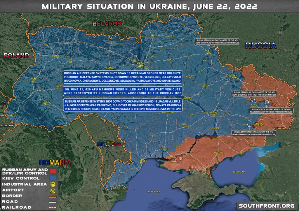 Military Situation In Ukraine On June 22, 2020 (Map Update)