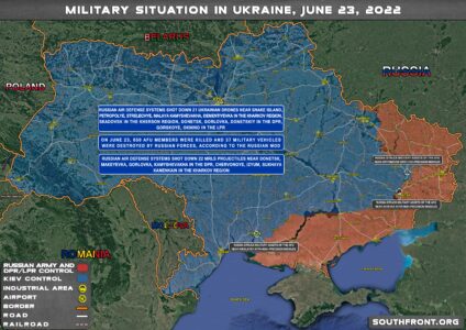 Military Situation In Ukraine On June 23, 2022 (Map Update)
