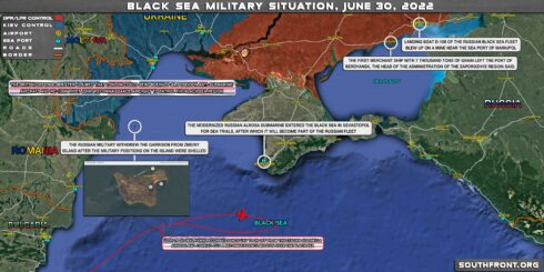 Military Situation In The Black Sea Region On June 30, 2022 (Map Update)