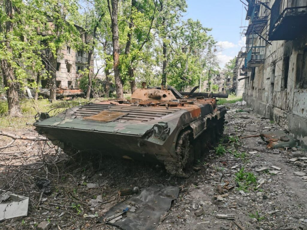 Уничтоженная военная техника Украины.
