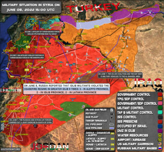 Military Situation In Syria On June 8, 2022 (Map Update)