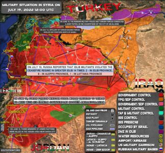 Military Situation In Syria On July 19, 2022 (Map Update)