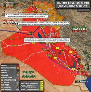 Military Situation In Iraq On July 25, 2022 (Map Update)