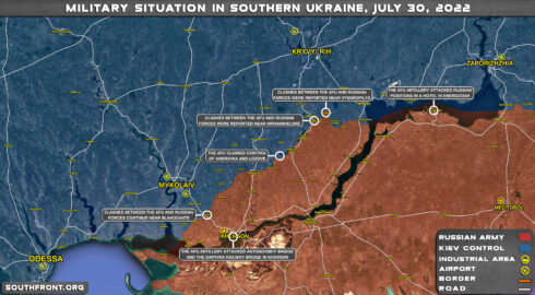 Military Situation In Southern Ukraine On July 30, 2022 (Map Update)