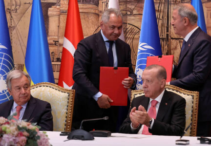 Russia, Ukraine Sign Grain Export Deal Brokered by UN and Turkey