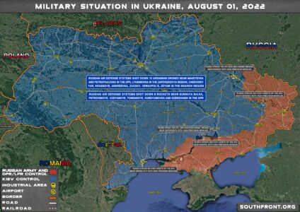 Military Situation In Ukraine On August 1, 2022 (Map Update)