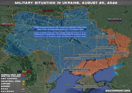 Military Situation In Ukraine On August 20, 2022 (Map Update)