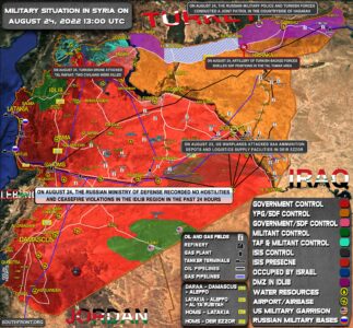 Military Situation In Syria On August 24, 2022 (Map Update)