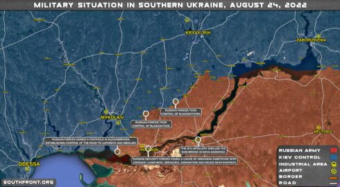 Military Situation In Eastern Ukraine On August 24, 2022 (Map Update)