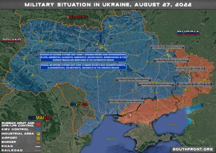 Military Situation In Ukraine On August 27, 2022 (Map Update)