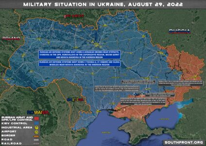 Military Situation In Ukraine On August 29, 2022 (Map Update)