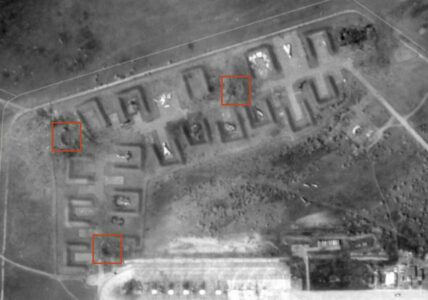 Satellite Imagery Show Damage To Russian Military Base In Crimea
