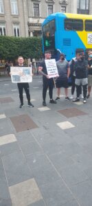 Anti-NATO Protest Held In Dublin, Ireland