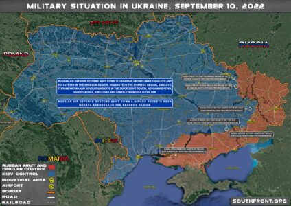 Military Situation In Ukraine On September 10, 2022 (Map Update)